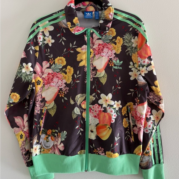 Adidas Originals Women’s X Farm Fruit Bowl Firebird Track Jacket- XL - Picture 4 of 5